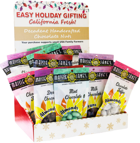 Chocolate Almonds Holiday 18 ct. Variety Box